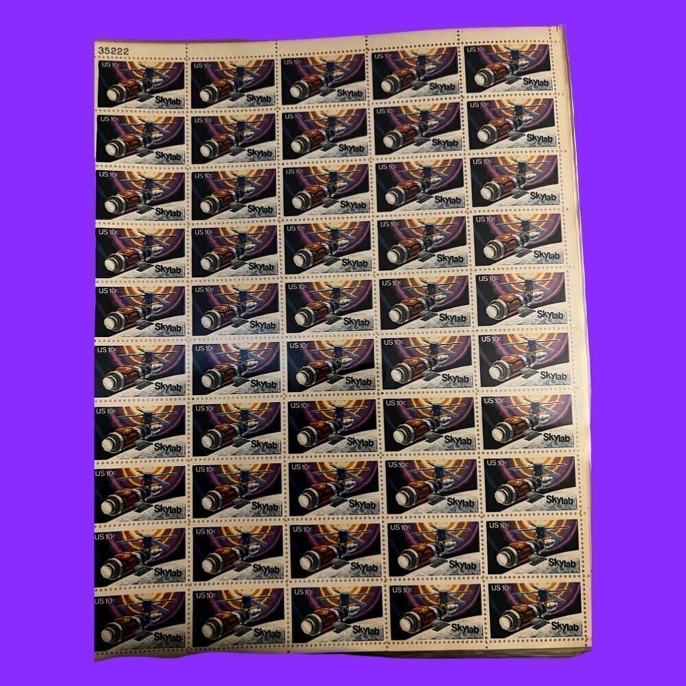 MNH 1973 Skylab SHEET of 50 10c Stamps #1529